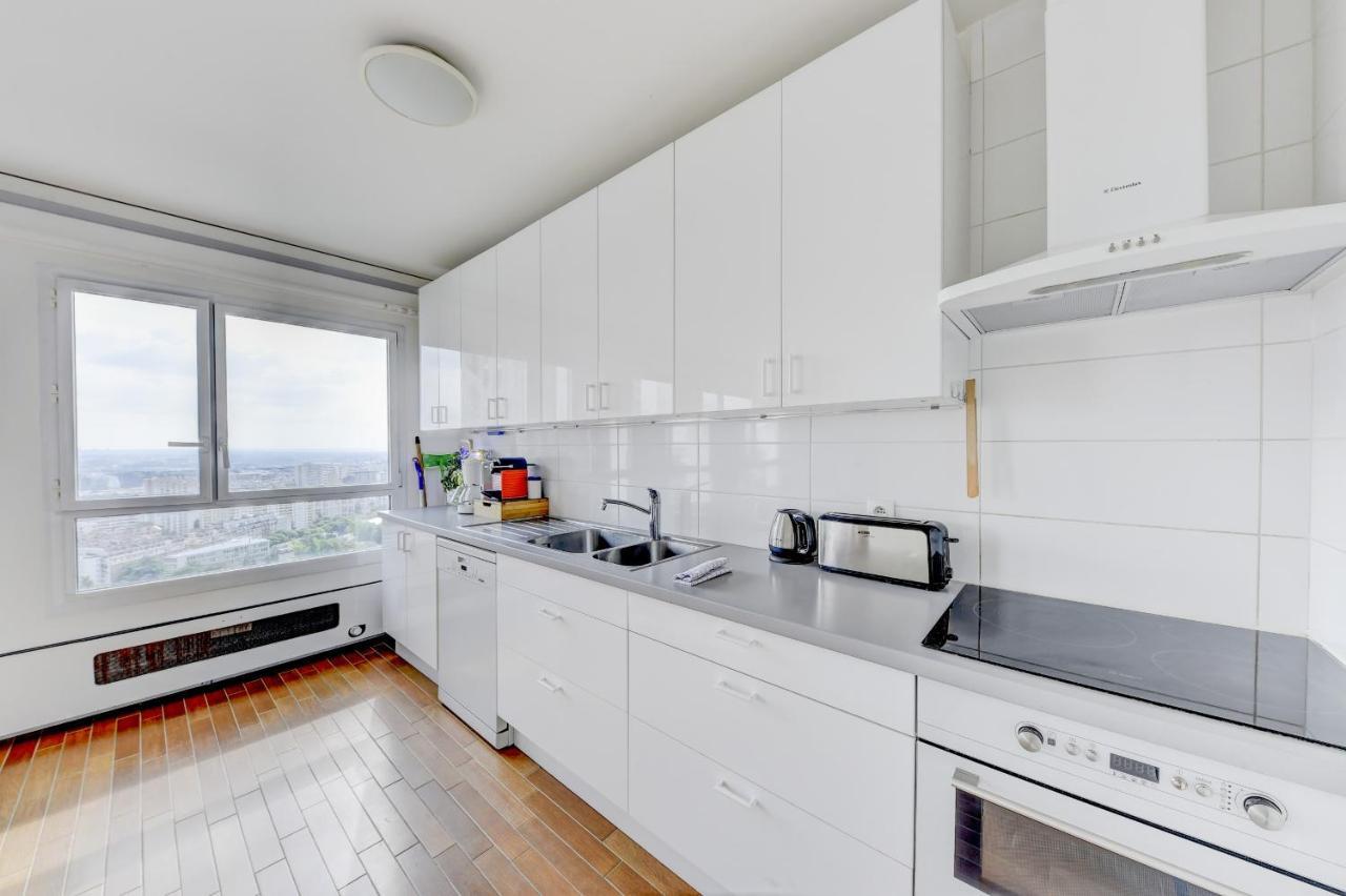 Appartement Place D'Italie Superbe Vue Paris Exterior foto